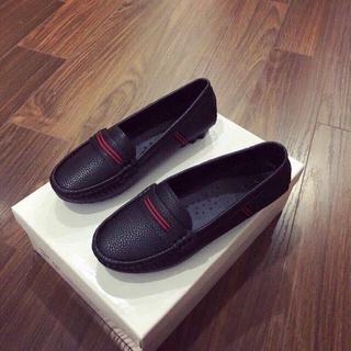 Giày moka G.C kẻ đỏ