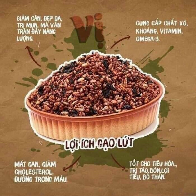 Gạo Lứt Sấy Giòn Rong Biển Nuttyone Hũ 320g
