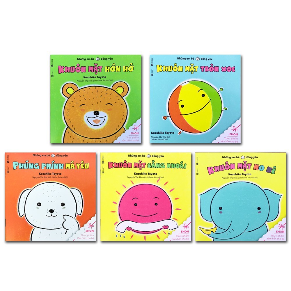 Sách Thái Hà - Combo Em Là Em Bé Hạnh Phúc - Những Em Bé Đáng Yêu ( Trọn Bộ 5 Tập )