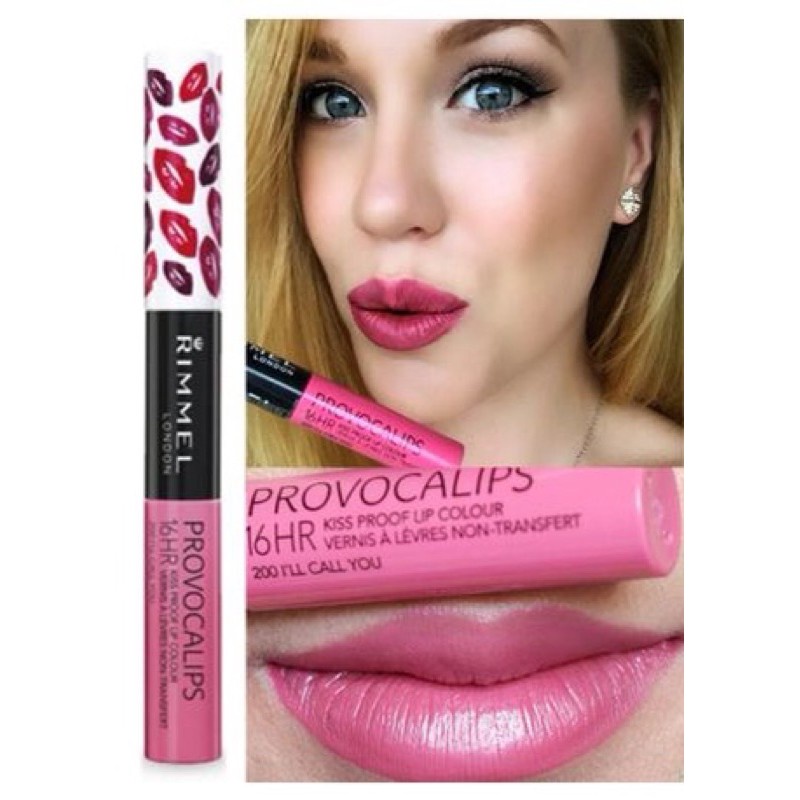 Son siêu lì 2 đầu Rimmel London Provocalips 7ml - Cam kết 100% hàng xách tay Úc