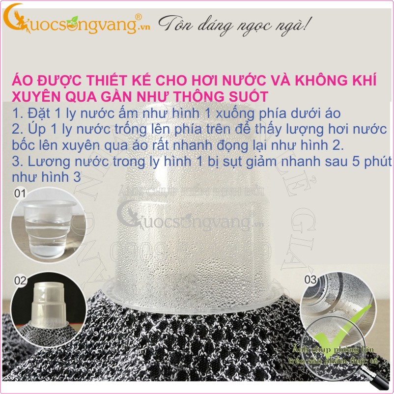 áo nam áo thun nam lưới 3 chiều GLA026 trắng Cuocsongvang