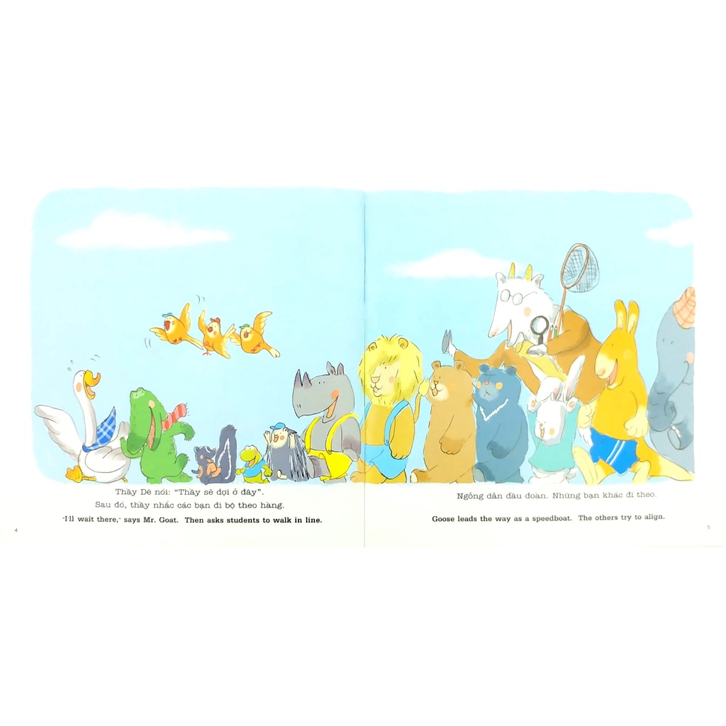 Sách Ehon - Cá Sấu Muốn Rẽ Phải (Tái Bản 2018)