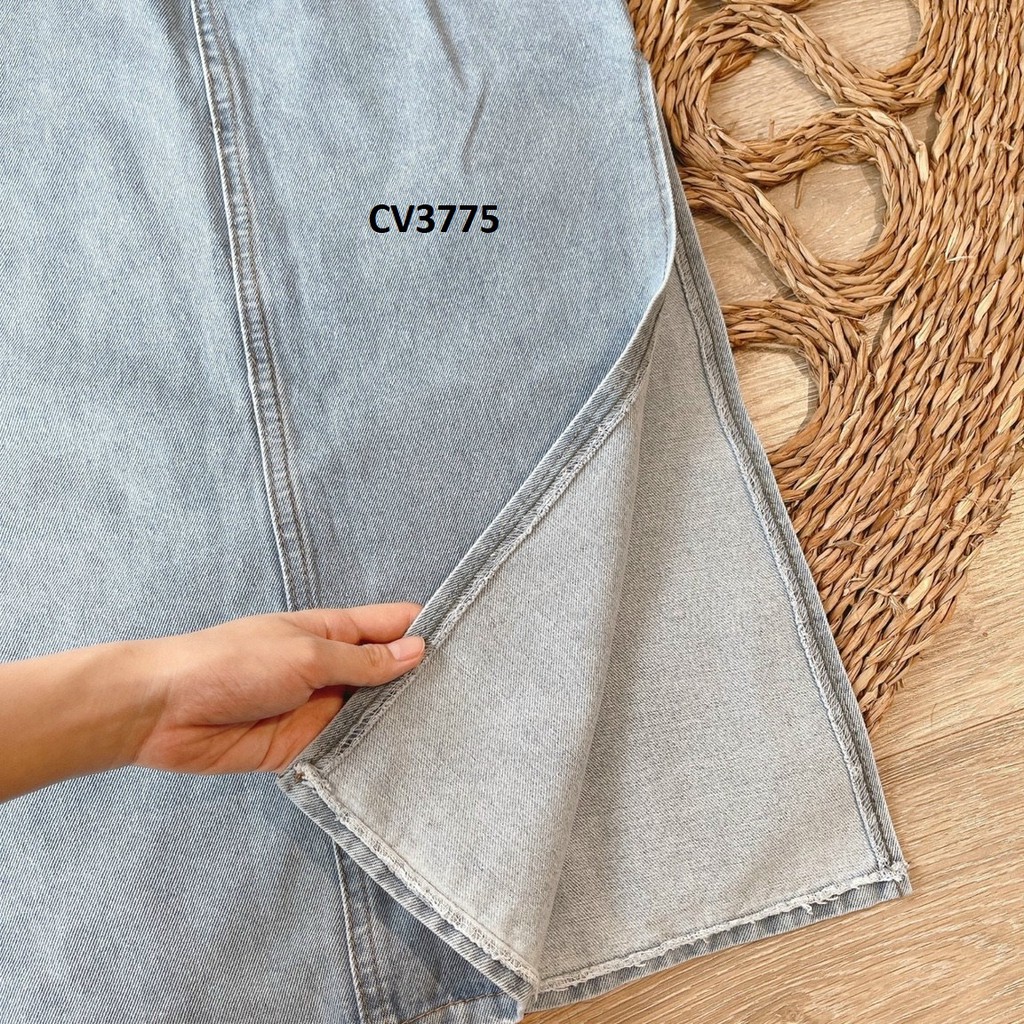 Chân váy jean dáng dài xẻ bên CV3775