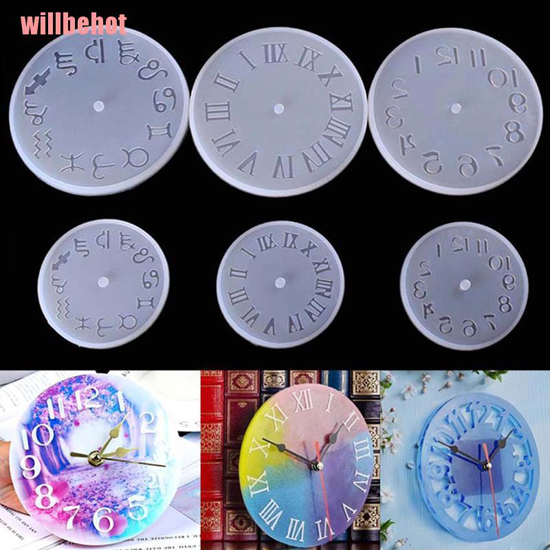 Khuôn Làm Đồng Hồ Thủ Công Bằng Silicone