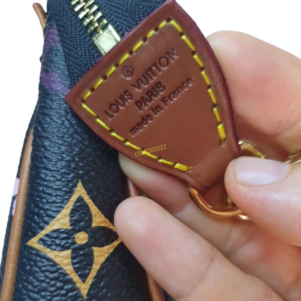 II.Túi kẹp nách LV trắng hoa 7 màu si Nhật xịn sò