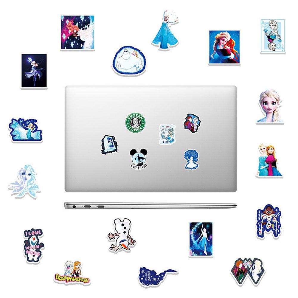 Nhãn Dán Mini Hình Frozen Trang Trí Vali Ván Trượt / Laptop / Hành Lý / Guitar Cổ Điển
