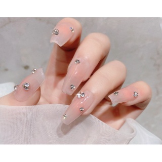 đá chân nhọn trang trí nail