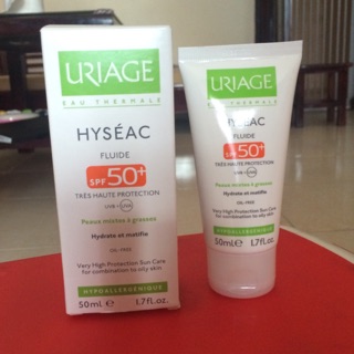 (525k) Hàng cty Kem chống nắng da dầu, mụn URIAGE