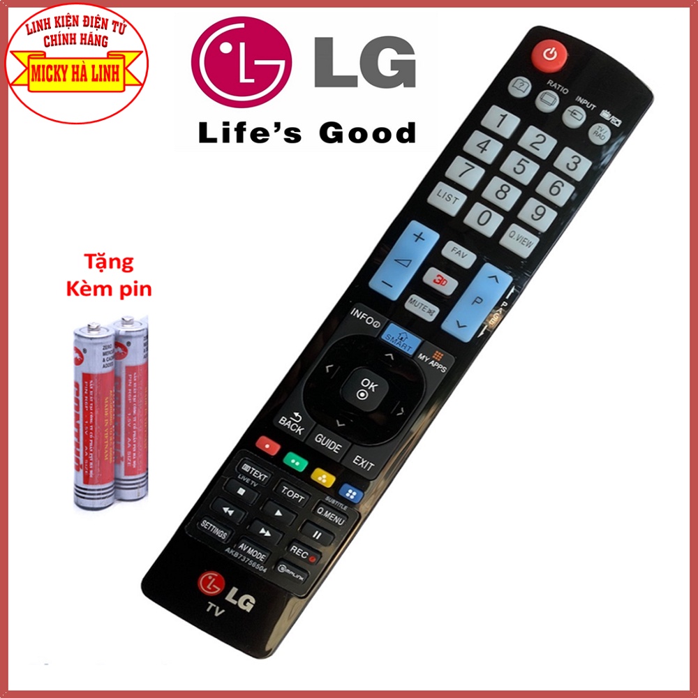 Điều Khiển Remote Tivi LG 3D - Điều khiển Tivi LG sử dụng cho SmartTV LG, Tivi LG Internet 3D