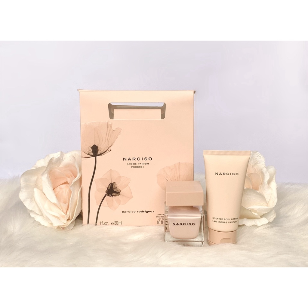 Set nước hoa 𝗡𝗮𝗿𝗰𝗶𝘀𝗼 𝗥𝗼𝗱𝗿𝗶𝗴𝘂𝗲𝘇 Poudree Edp