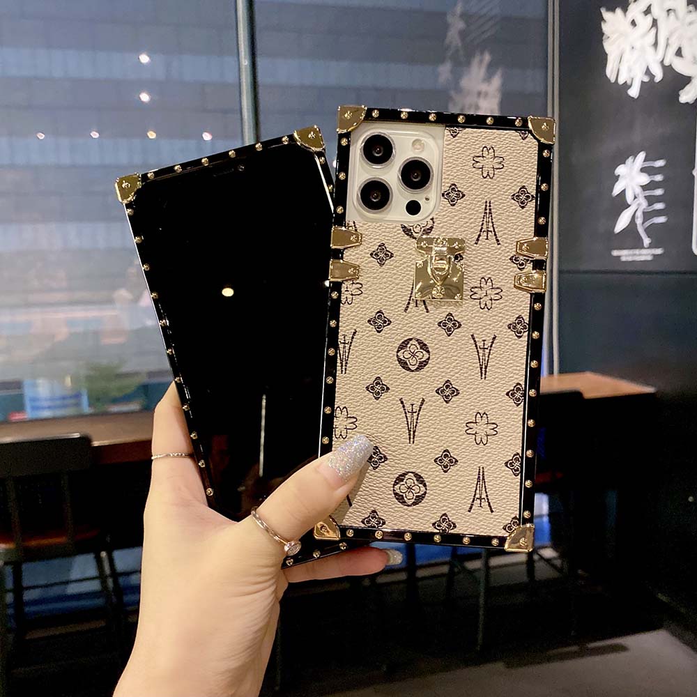 Ốp Điện Thoại Da Cừu Hình Vuông Bảo Vệ Cho Iphone 13 Pro Max 12 Pro Max 11 7 Plus XS Max XR