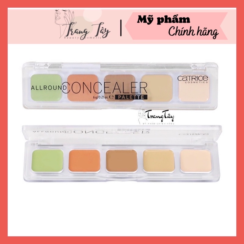 BẢNG CHE KHUYẾT ĐIỂM 5 Ô CATRICE ALLROUND CONCEALER PALETTE