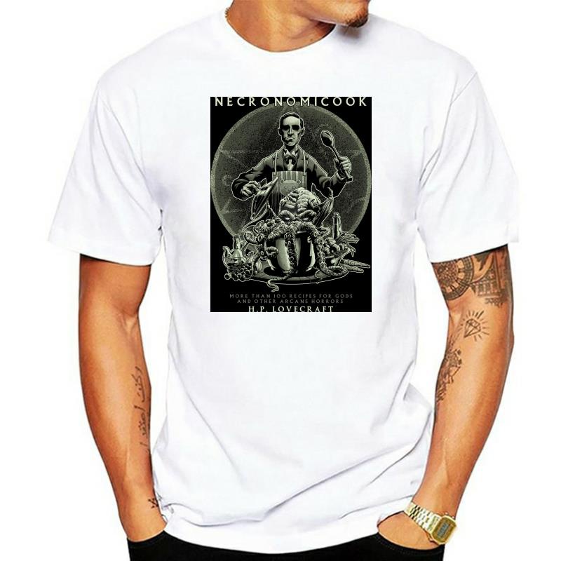 Áo thun in kỹ thuật số H P Lovecraft Necronomicook