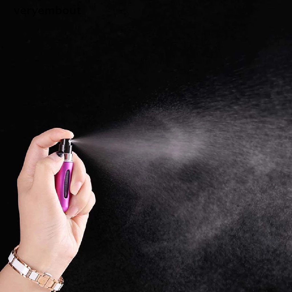 【ut】 5ml Portable Mini Refillable Perfume Bottle Empty Cosmetic Spray Atomizer Bottle .
