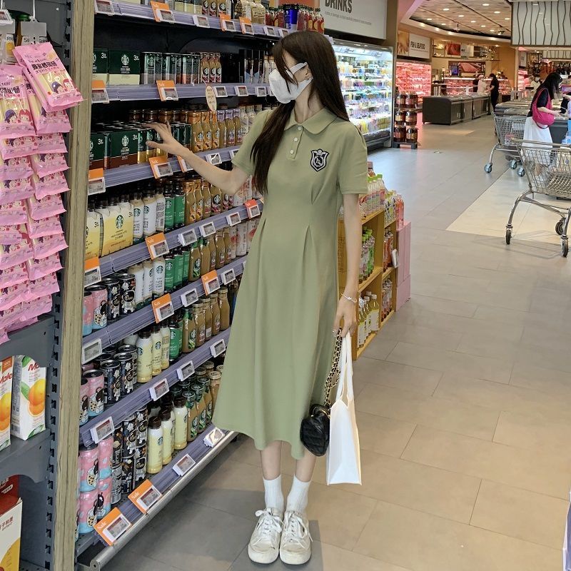[Linin] Đầm Ngắn Dáng Ôm Eo Vừa Phong Cách Preppy Thời Trang Mùa Hè Mới Cho Nữ