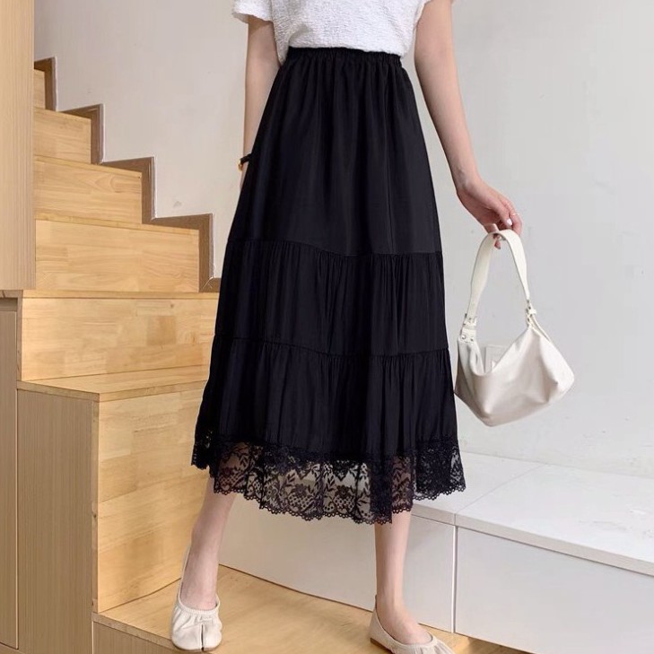 Chân Váy Nữ Phối Ren Nhiều Tầng So Hot | BigBuy360 - bigbuy360.vn