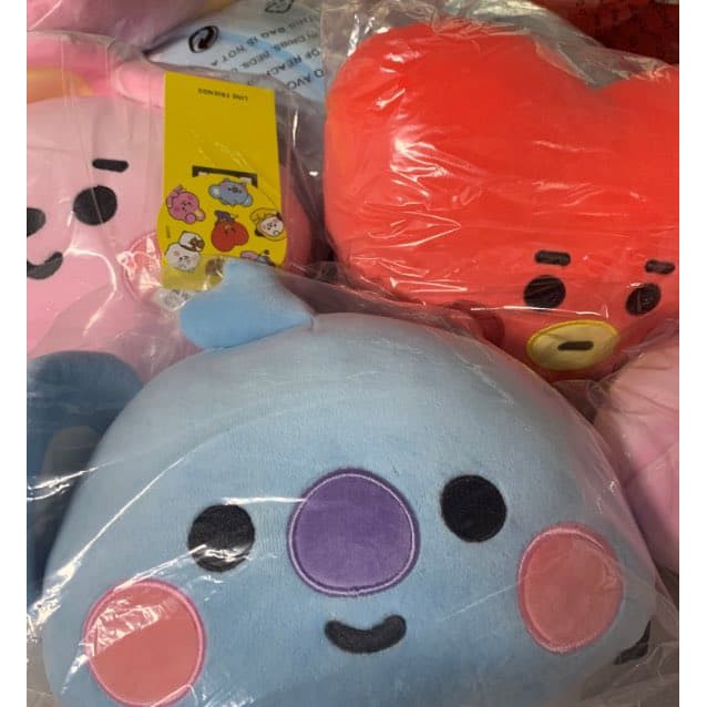 CÓ SẴN GỐI BÔNG CUSION HUG BT21 SUPER PILLOW CHÍNH HÃNG