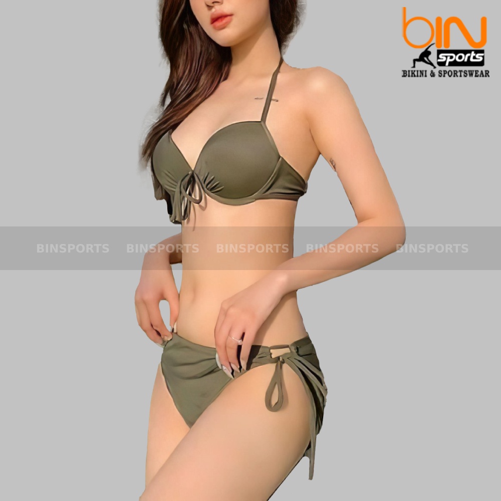Bikini Nữ Hai Mảnh Quần Tam Giác Freesize Bin Sports BHV045