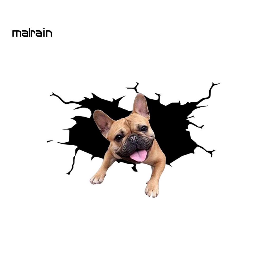 Miếng Dán Vinyl Hình Động Vật 3D Chống Thấm Nước Trang Trí Xe Hơi