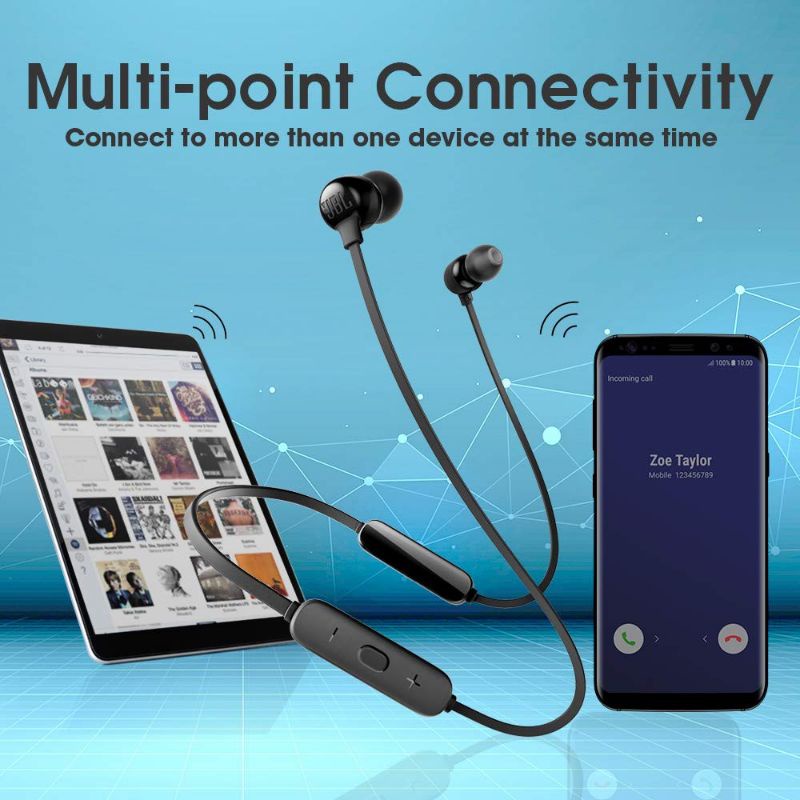 Tai Nghe Bluetooth JBL Tune 115BT  - Pin 8h, sạc nhanh, nghe gọi, nút điều khiển BH 12th điện tử - PGI