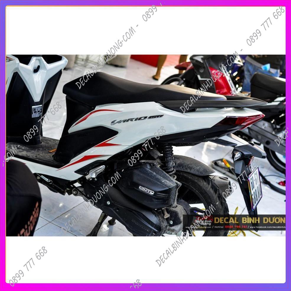 Tem Trùm - Rời Vario 125/150 Đỏ Trắng Mới Nhất
