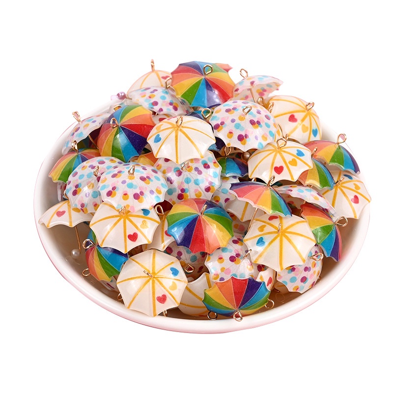 Dù mini cho nhà búp bê ​Phụ kiện trang trí hình cây dù mini DIY