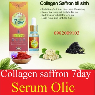 Serum huyết thanh truyền trắng 7Day OLic-serum collagen saffom 7day Olic