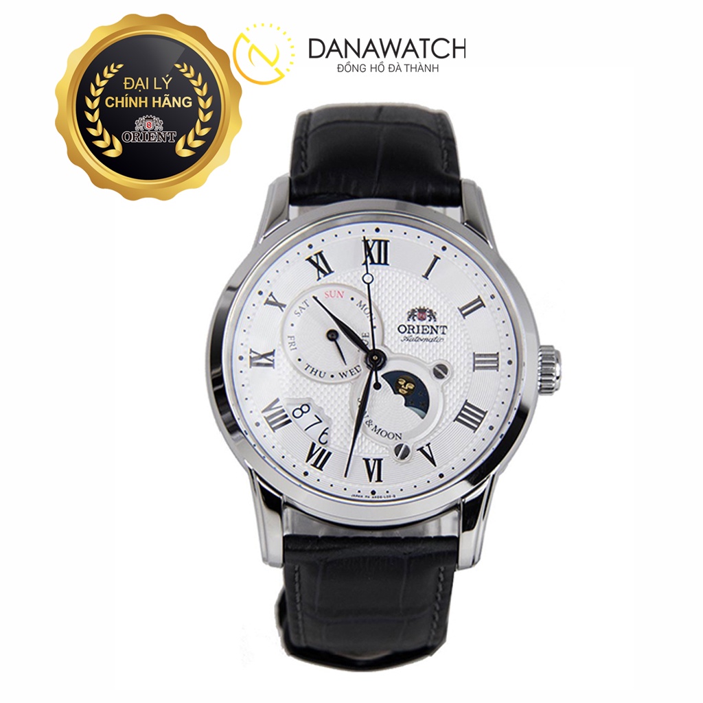 Đồng Hồ Nam Chính Hãng Orient Sun And Moom SAK00002S0-B Dây Da 42.5mm