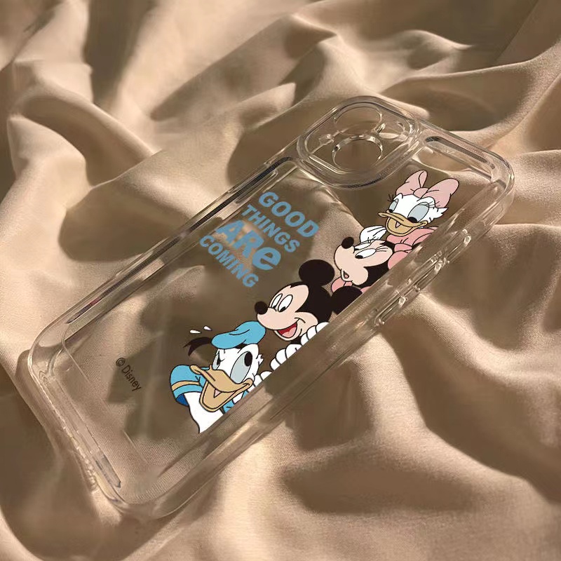 Ốp Điện Thoại TPU Mềm Trong Suốt Chống Sốc In Hình Phi Hành Gia Dễ Thương Cho iPhone 11 13 Pro MAX XS XR X 12 7 8 Plus