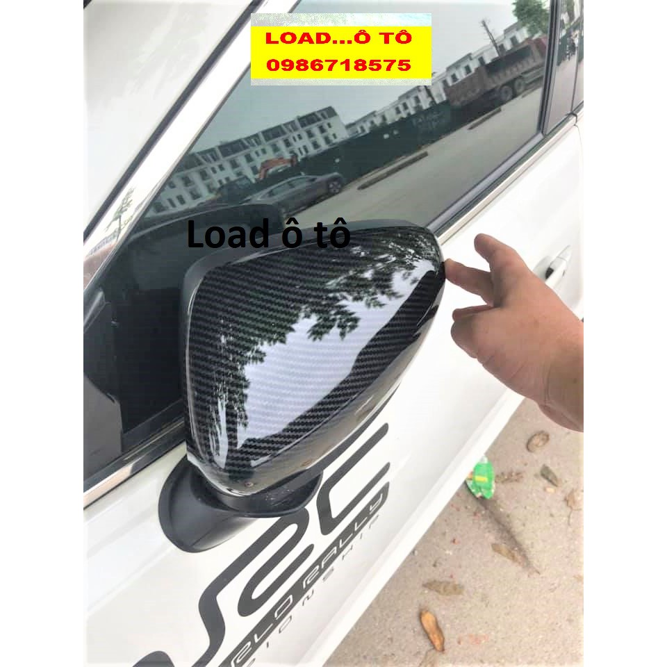 Ốp Gương Chiếu Hậu Xe Mazda 3 2023-2020 Vân Carbon Cao Cấp Nhất Thị Trường