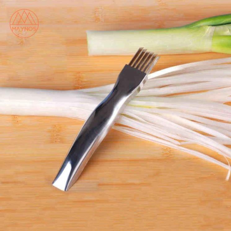 Dao Chẻ Đa Năng 6 Lưỡi, Dao Cắt Chẻ Hành, Măng, Rau Muống, Củ Qủa, Dụng Cụ Nhà Bếp Thông Minh
