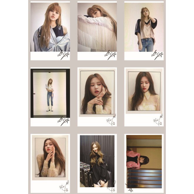 Lomo Card ảnh BLACKPINK Update Twitter 1 Có chữ ký