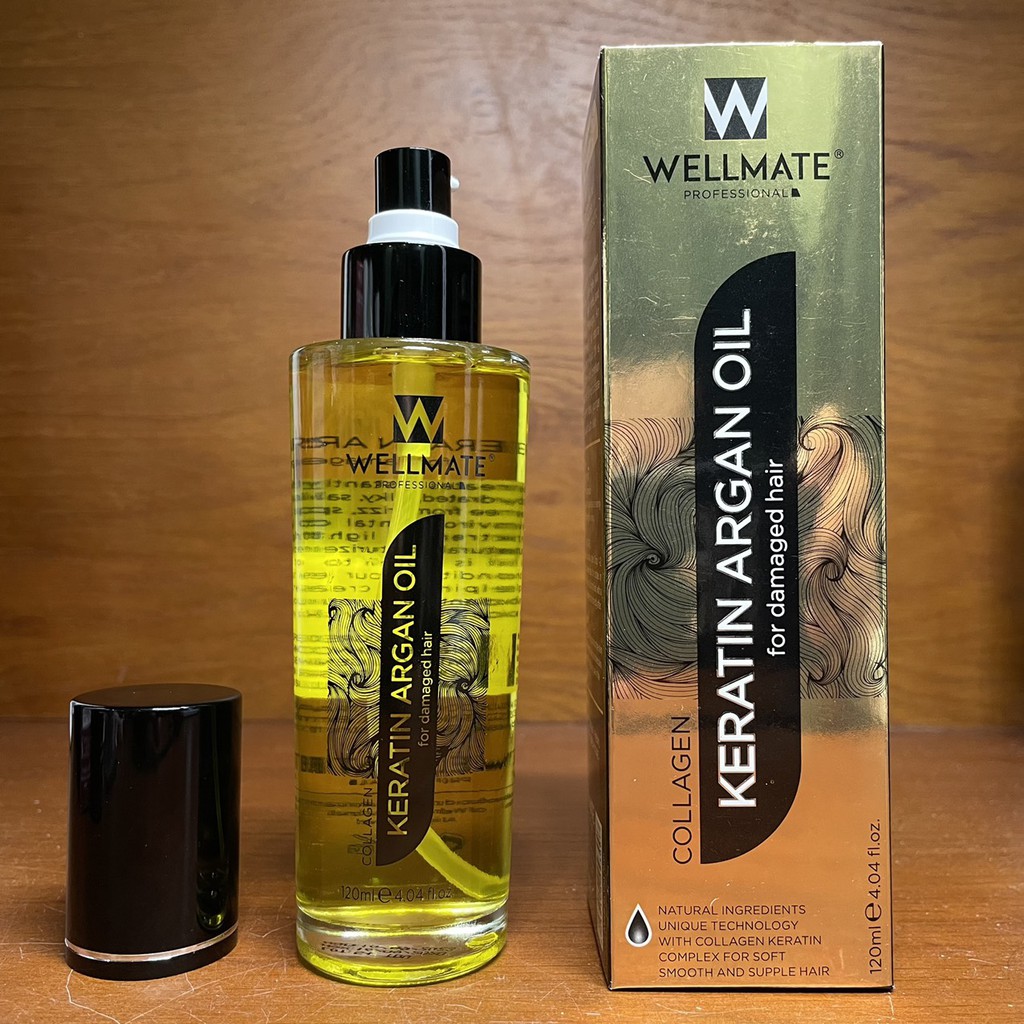 Tinh dầu Phục hồi tóc Wellmate Keratin Argan Oil 120ml