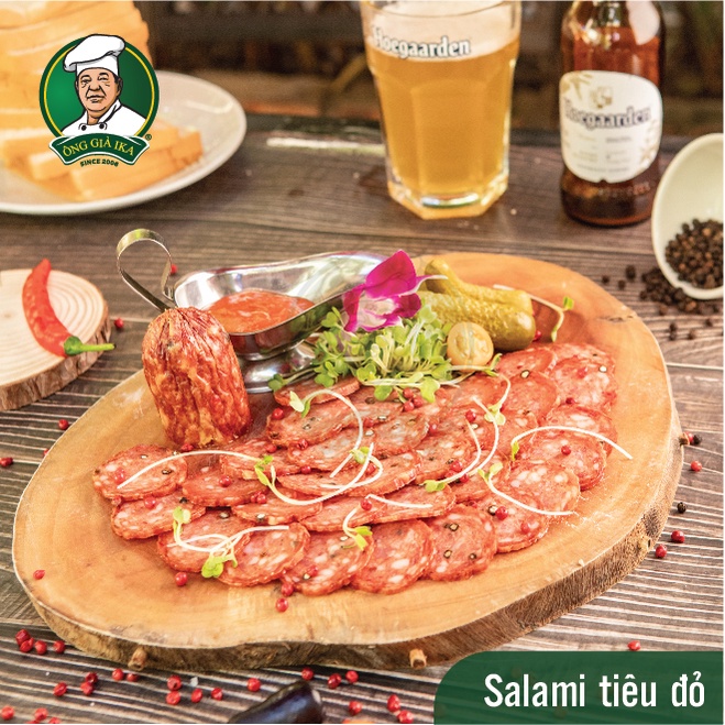 Salami Tiêu đỏ Ông già IKA 200g