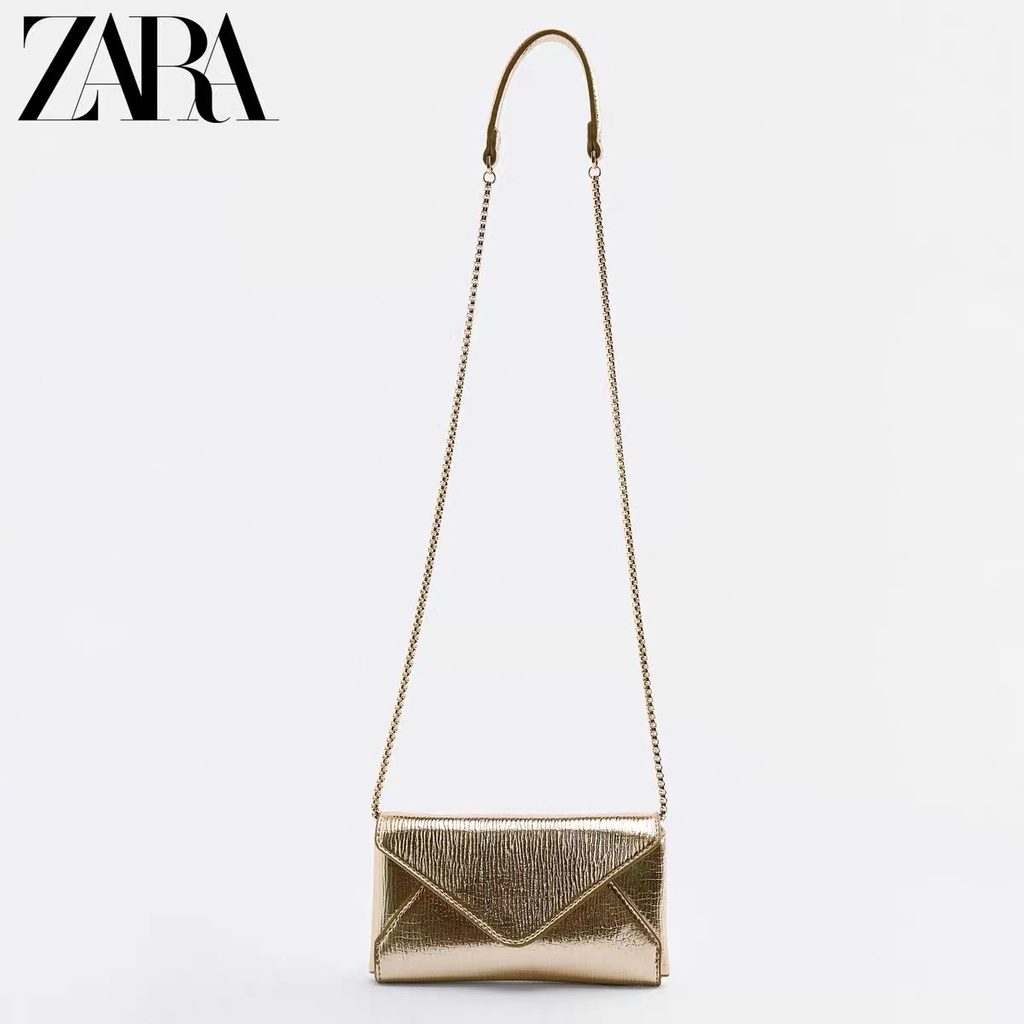 Túi Đeo Chéo Zara Mini Phối Dây Xích Thời Trang Sang Trọng Cho Nữ Ví