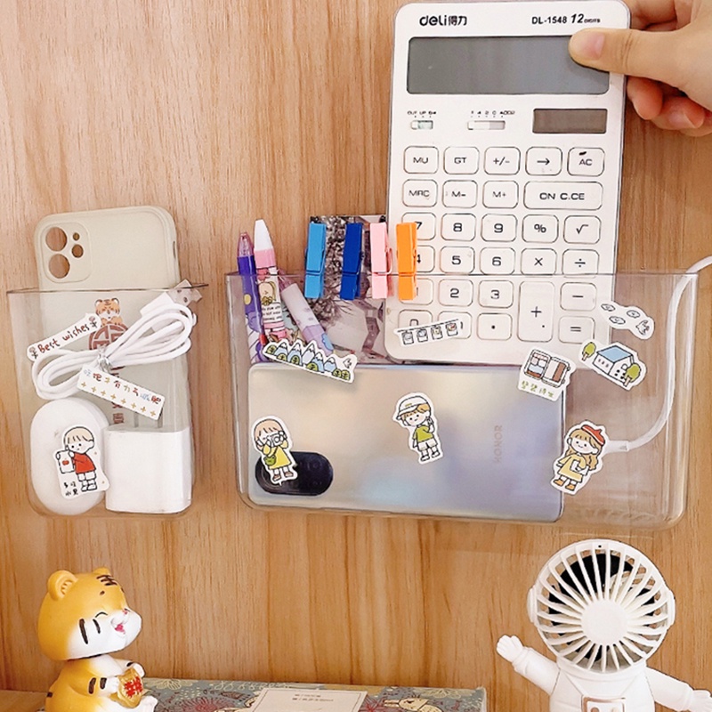 Hộp Đựng Đồ Dùng Gắn Tường Trong Suốt Cỡ Lớn Tiện Dụng Cho Gia Đình