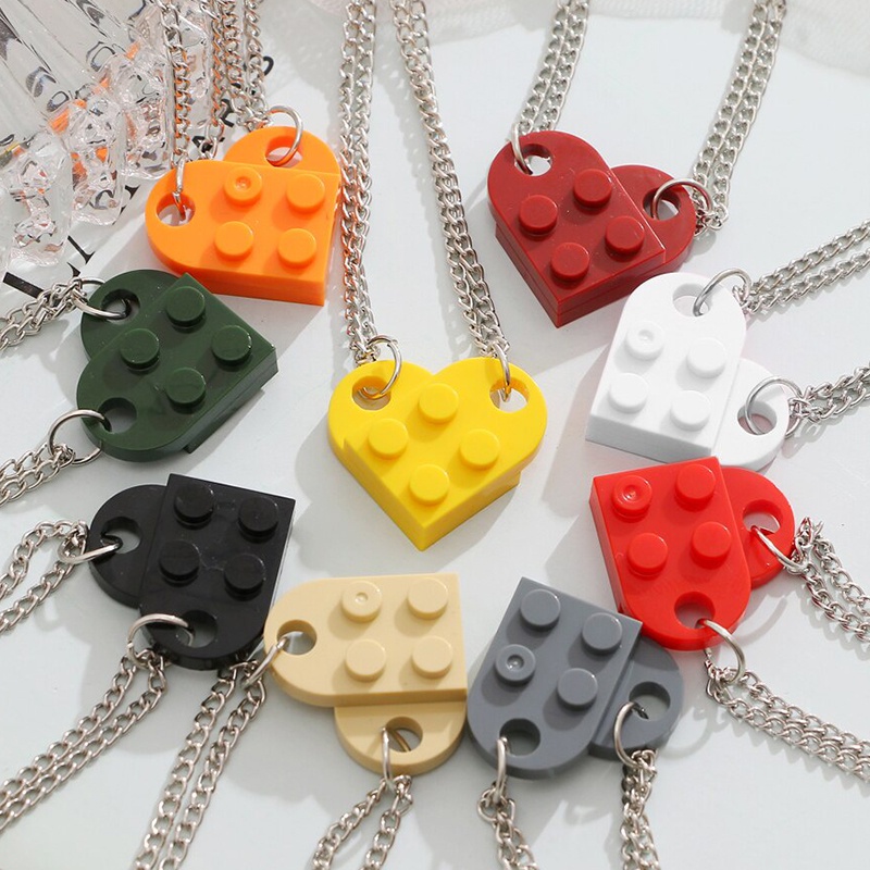 Dây Chuyền Lego Hình Trái Tim Giành Cho Cặp Đôi