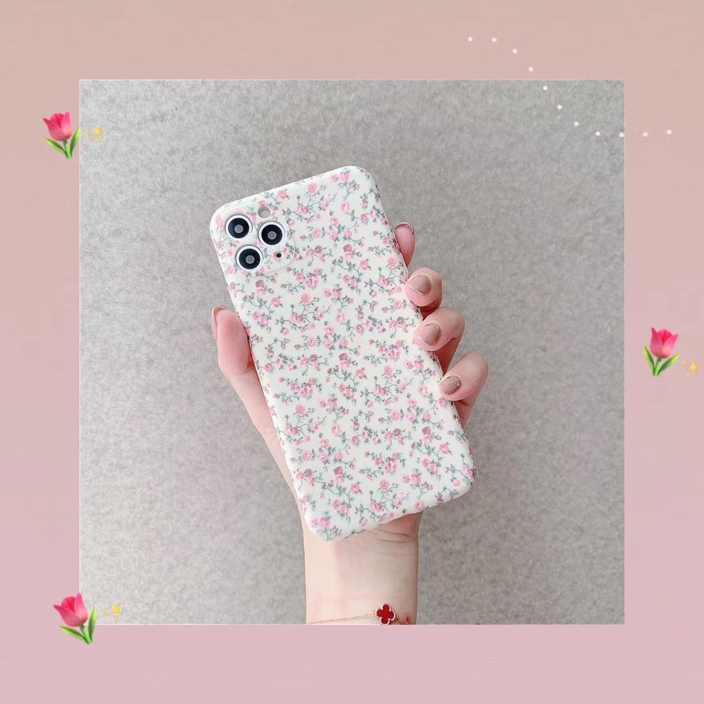 Ốp điện thoại TPU họa tiết hoa dễ thương cho iPhone 11 Pro X Xs Max 7 8 Plus XR 12 PRO MAX 13 pro max