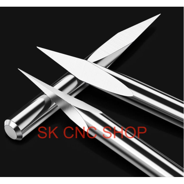 Mũi CNC khắc 3 me - 3.175mm - SK CNC SHOP