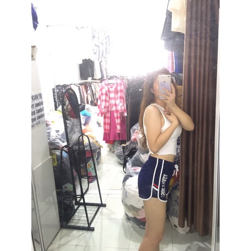 sét bộ  thể thao áo croptop vnxk