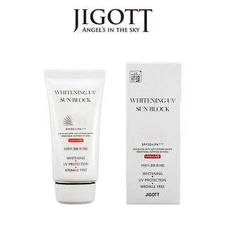 Kem chống nắng dưỡng trắng Jigott Whitening UV Sun Block 70ml