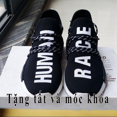 giày human race đen trắng siêu đẹp | BigBuy360 - bigbuy360.vn