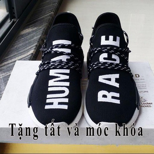 Giày human race đen trắng siêu đẹp