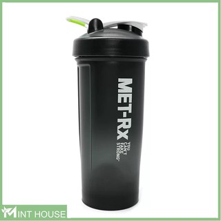 Bình lắc tập gym bình nước thể thao Shake bottle Met RX 1 Lít