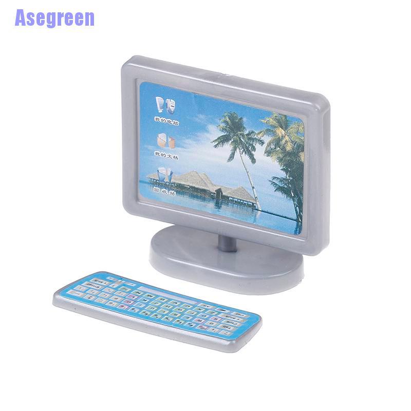 Mô Hình Máy Tính Đồ Chơi Cho Nhà Búp Bê