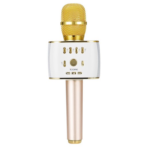 Micro Karaoke Kiêm Loa Bluetooth iCore IC-M9, âm thanh sống động, bắt sóng cực tốt giá cực sốc