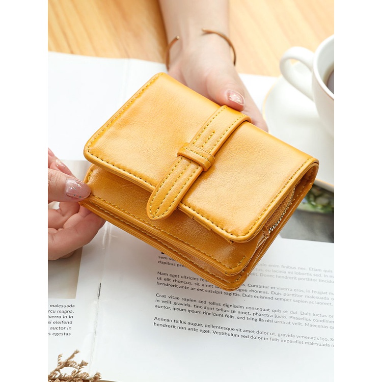 Ví Ngắn Đựng Tiền Xu Xinh Xắn Thời Trang Cho Nữ Giá Đỡ