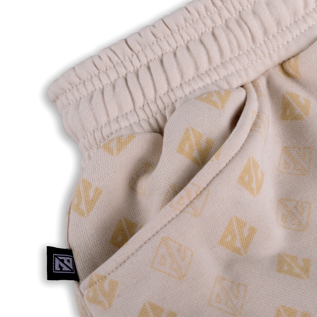 Quần PC BRAND - PC Cafe Monogram Short Chân Cua 100% Cotton