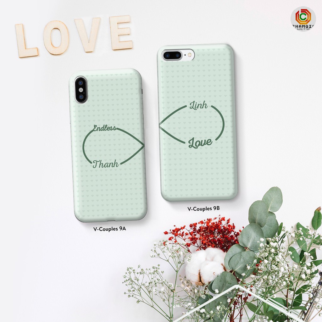 Ốp lưng cặp đôi couple siêu dể thương (2 ốp) theo yêu cầu