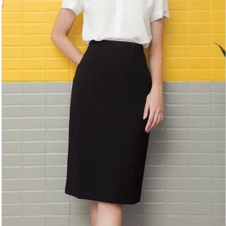 Chân váy công sở dáng suông